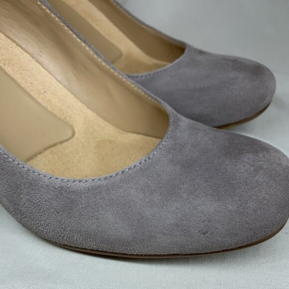 Naturalizer Grey Faux Suede Shoes Size 5 - Picture 6 of 9